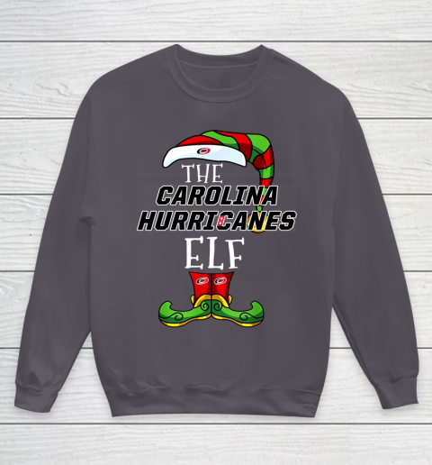 Carolina Hurricanes Christmas ELF Funny NHL Youth Sweatshirt 5