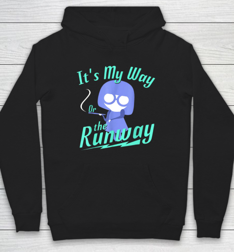 Edna Mode Disney Pixar Incredibles 2 My Way Or The Runway Hoodie Tee For Sports