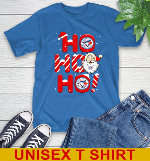 Toronto Blue Jays MLB Baseball Ho Ho Ho Santa Claus Merry Christmas Shirt T-Shirt 11