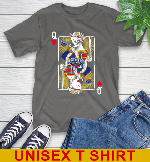 NBA Basketball New Orleans Pelicans The Queen Of Hearts Card Shirt T-Shirt 10