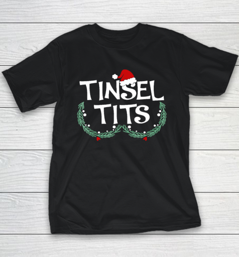 Jingle Balls Tinsel Tits Couples Christmas Matching Couple Youth T-Shirt