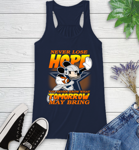 Dallas Cowboys NFL Football Mickey Disney Never Lose Hope Racerback Tank 10