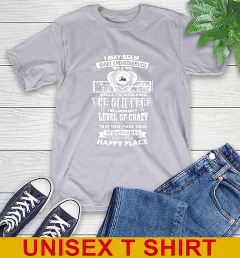 LA Clippers NBA Basketball If You Mess With Me While I'm Watching My Team T-Shirt 5