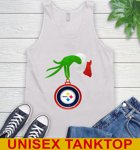 Pittsburgh Steelers Grinch Merry Christmas NFL Football Tank Top