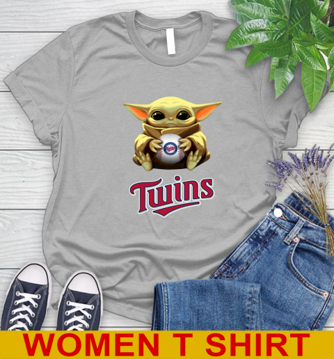 MLB Baseball Minnesota Twins Star Wars Baby Yoda Shirt 93