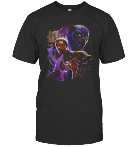 Marvel Heroes Black Panther Rip Chadwick Boseman Actor T-Shirt