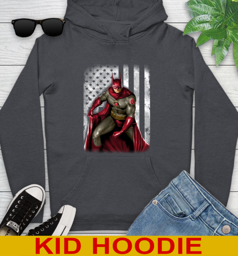 Boston Red Sox MLB Baseball Batman DC American Flag Shirt Youth Hoodie - Image 10