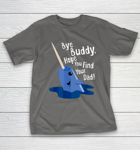 Bye Buddy Narwhal Elf Funny Christmas Holiday Gift T-Shirt 8
