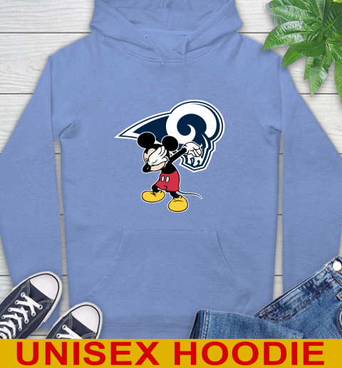 Los Angeles Rams NFL Football Dabbing Mickey Disney Sports Hoodie 11