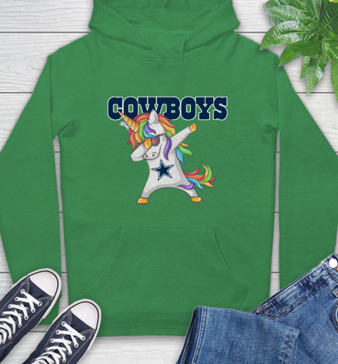 Dallas Cowboys NFL Football Funny Unicorn Dabbing Sports Hoodie 8