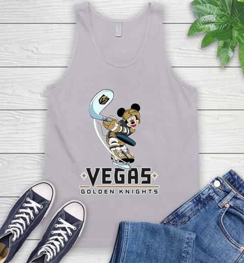 NHL Hockey Vegas Golden Knights Cheerful Mickey Mouse Shirt Tank Top 4