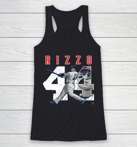 Anthony Rizzo Tshirt Number 44 Portrait Racerback Tank