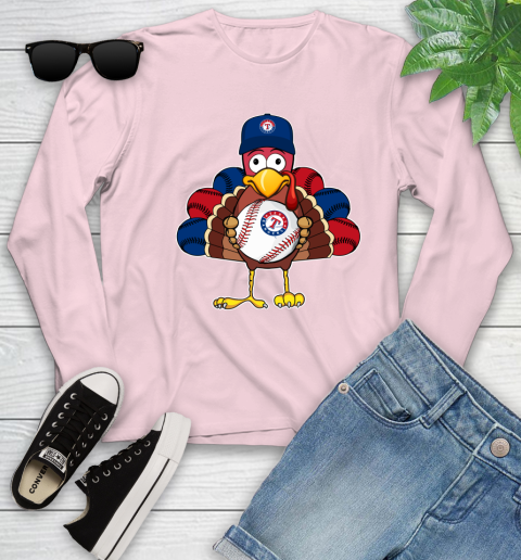Texas Rangers Turkey thanksgiving Youth Long Sleeve 10