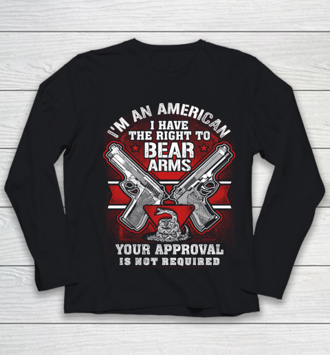 Veteran Shirt Gun Control Right To Bear Arms (2) Youth Long Sleeve