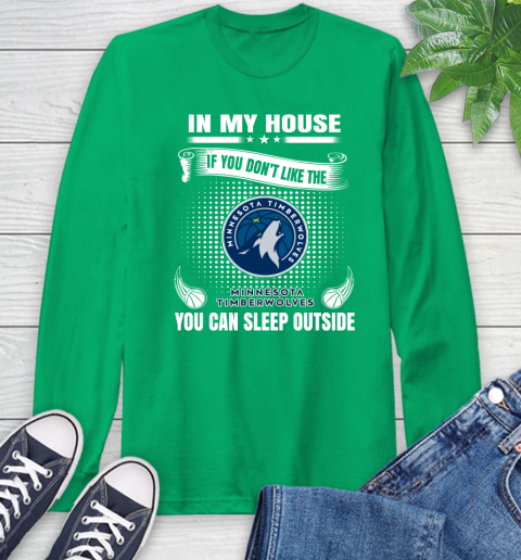 minnesota timberwolves sleeved jersey