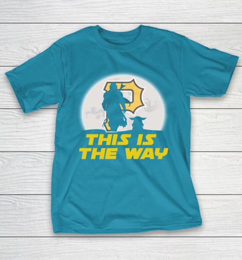 Pittsburgh Pirates MLB Baseball Star Wars Yoda And Mandalorian This Is The Way T-Shirt 7