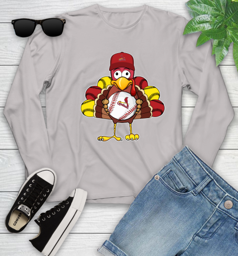 St.Louis Cardinals Turkey thanksgiving Youth Long Sleeve 12