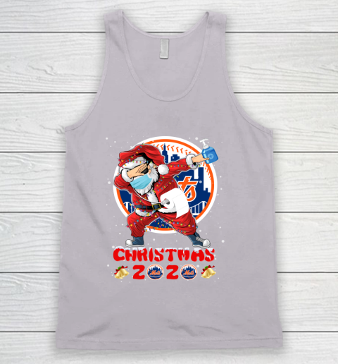 New York Mets Funny Santa Claus Dabbing Christmas 2020 MLB Tank Top 3