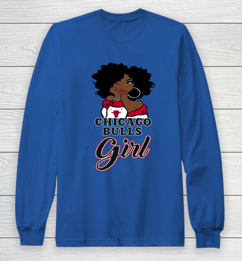Chicago Bulls Girl NBA Long Sleeve T-Shirt 9