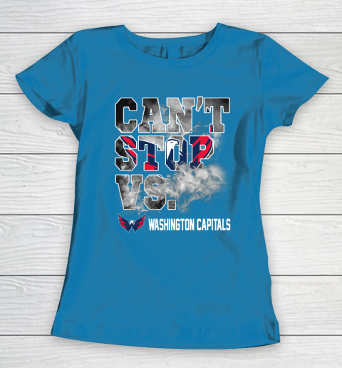 NHL Washington Capitals Hockey Can't Stop Vs Women's T-Shirt 6