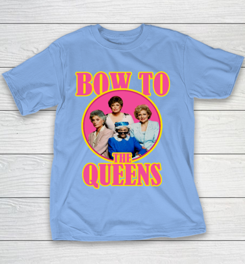 Golden Girls Tshirt Bow To The Queens Youth T-Shirt 7