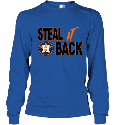 x4nl steal it back houston astros long sleeve tee 14 front royal