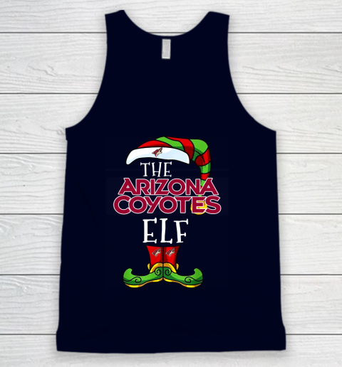 Arizona Coyotes Christmas ELF Funny NHL Tank Top 2