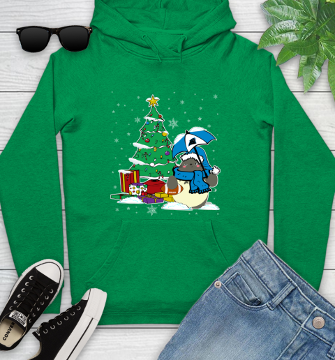 Carolina Panthers NFL Football Cute Tonari No Totoro Christmas Sports Youth Hoodie 9