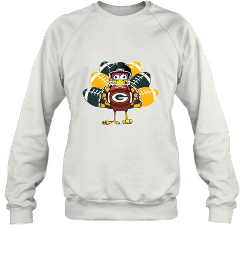 Green Bay Packers  Thanksgiving Turkey Football NFL Sweatshirt