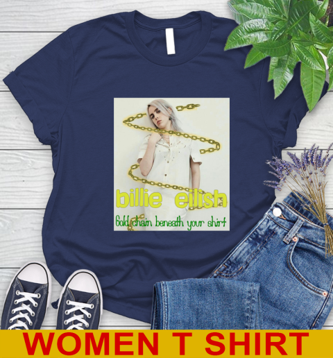 Billie Eilish Gold Chain Beneath Your Shirt 249