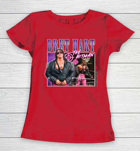 Bret Hart The Hitman Women's T-Shirt 9