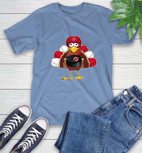 New Jersey Devils Turkey Thanksgiving Day T-Shirt 11
