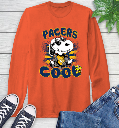 NBA Basketball Indiana Pacers Cool Snoopy Shirt Long Sleeve T-Shirt 4