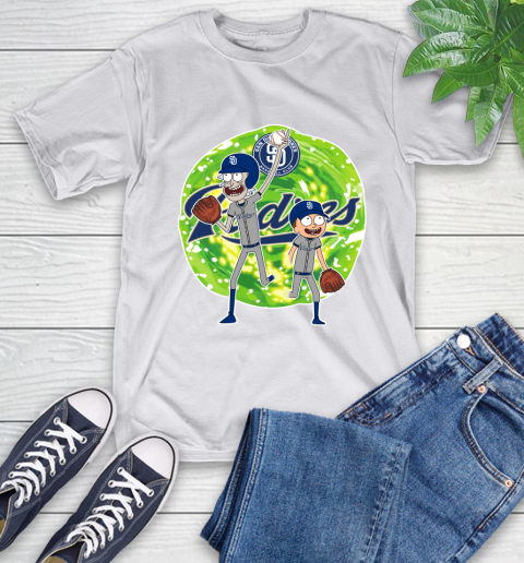MLB San Diego Padres Rick And Morty Baseball Sports T-Shirt 12