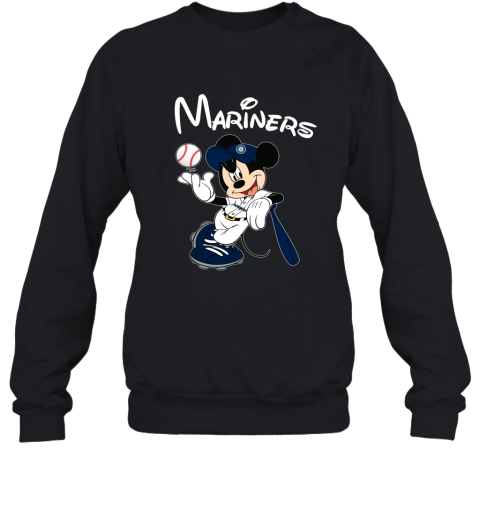 Baseball Mickey Team Seattle Mariners Sweatshirt