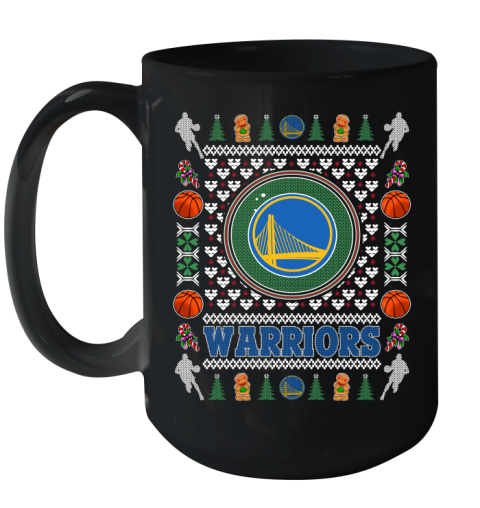 Golden State Warriors Merry Christmas NBA Basketball Loyal Fan Ceramic Mug 15oz