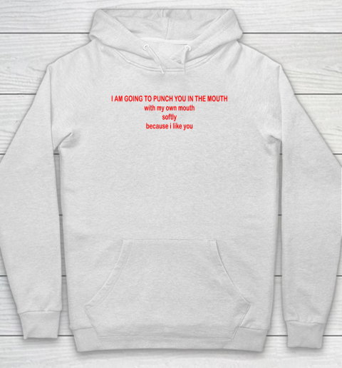 I Am Going To Punch You In The Mouth With My Own Mouth Hoodie