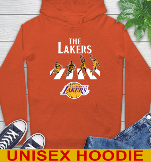 NBA Basketball Los Angeles Lakers The Beatles Rock Band Shirt Hoodie 4