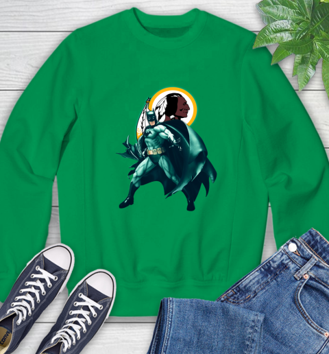 NFL Batman Football Sports Washington Redskins Sweatshirt 6