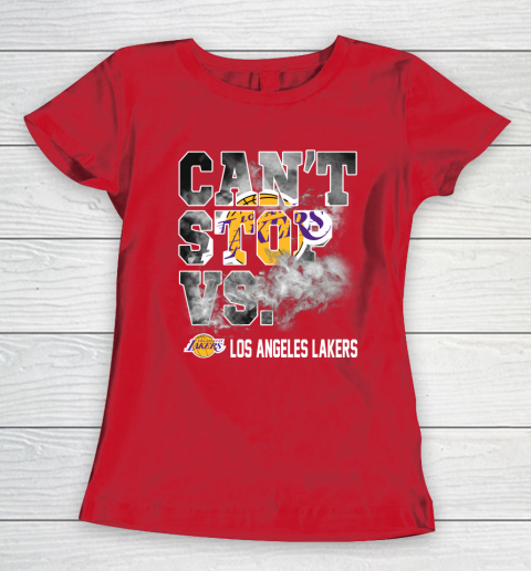 NBA Los Angeles Lakers Basketball Can't Stop Vs Women's T-Shirt 9