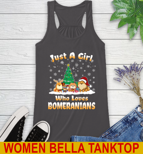 Christmas Just a girl who love pomeranians dog pet lover 46