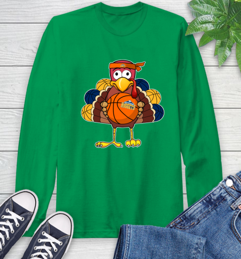 Denver Nuggets Turkey thanksgiving day Long Sleeve T-Shirt 7
