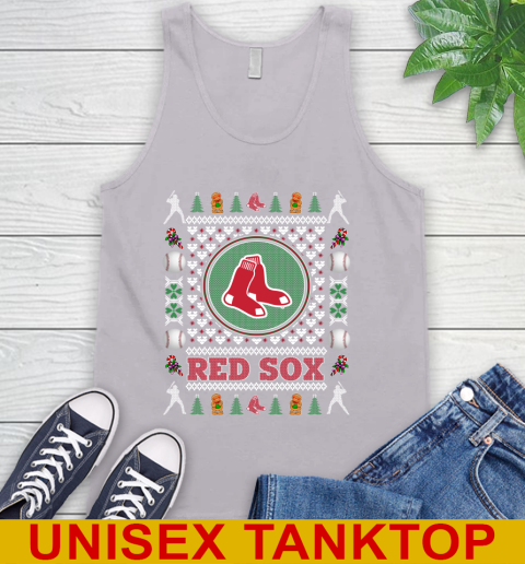 Boston Red Sox Merry Christmas MLB Baseball Loyal Fan Tank Top 3