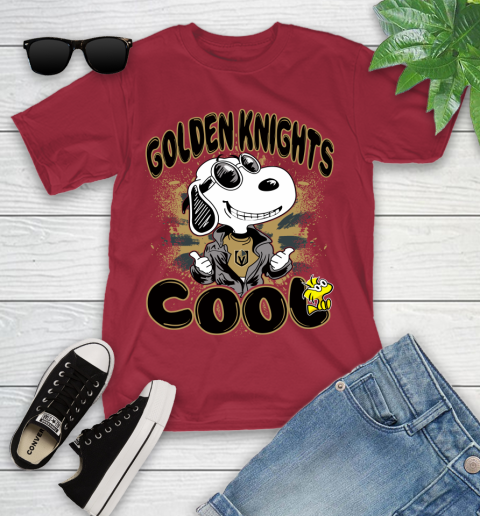NHL Hockey Vegas Golden Knights Cool Snoopy Shirt Youth T-Shirt 12