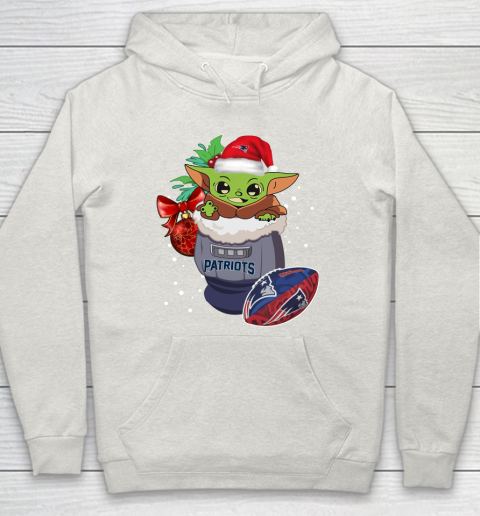 New England Patriots Christmas Baby Yoda Star Wars Funny Happy NFL Hoodie 12