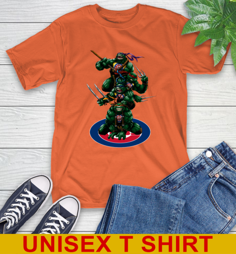 MLB Baseball Chicago Cubs Teenage Mutant Ninja Turtles Shirt T-Shirt 5