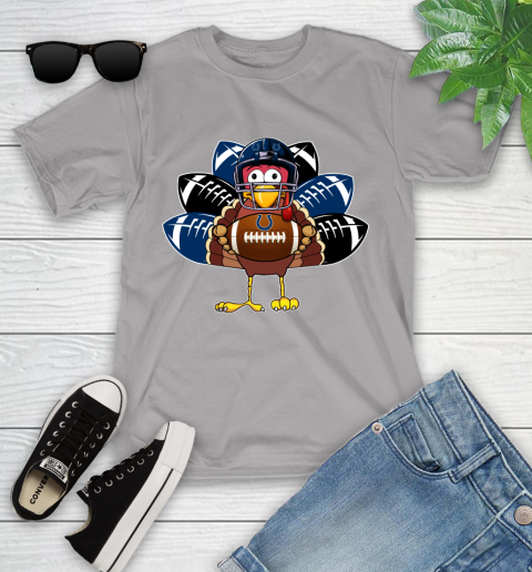 Indianapolis Colts Turkey Thanksgiving Day Youth T-Shirt 4
