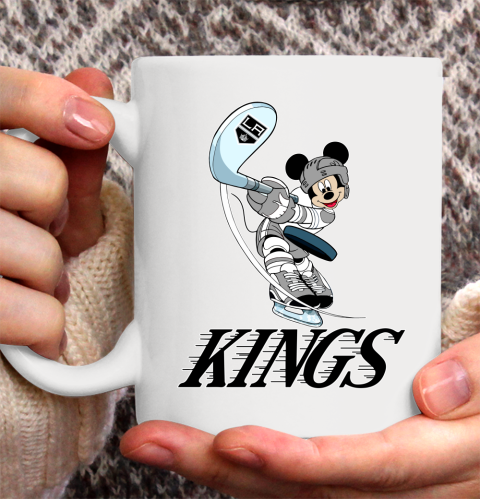 NHL Hockey Los Angeles Kings Cheerful Mickey Mouse Shirt Ceramic Mug 11oz 2
