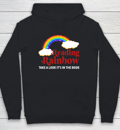 Reading Rainbow, Take a look its in a book Youth Hoodie