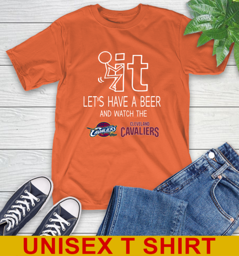 Cleveland Cavaliers Basketball NBA Let's Have A Beer And Watch Your Team Sports T-Shirt 4